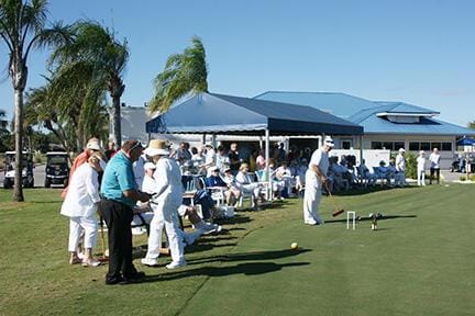 view of community featuring a lawn