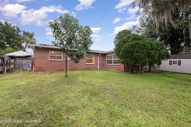 exterior space with fence