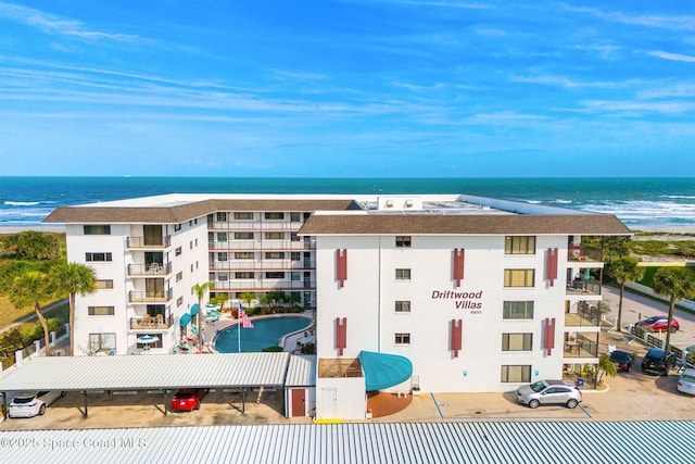 view of property featuring a water view