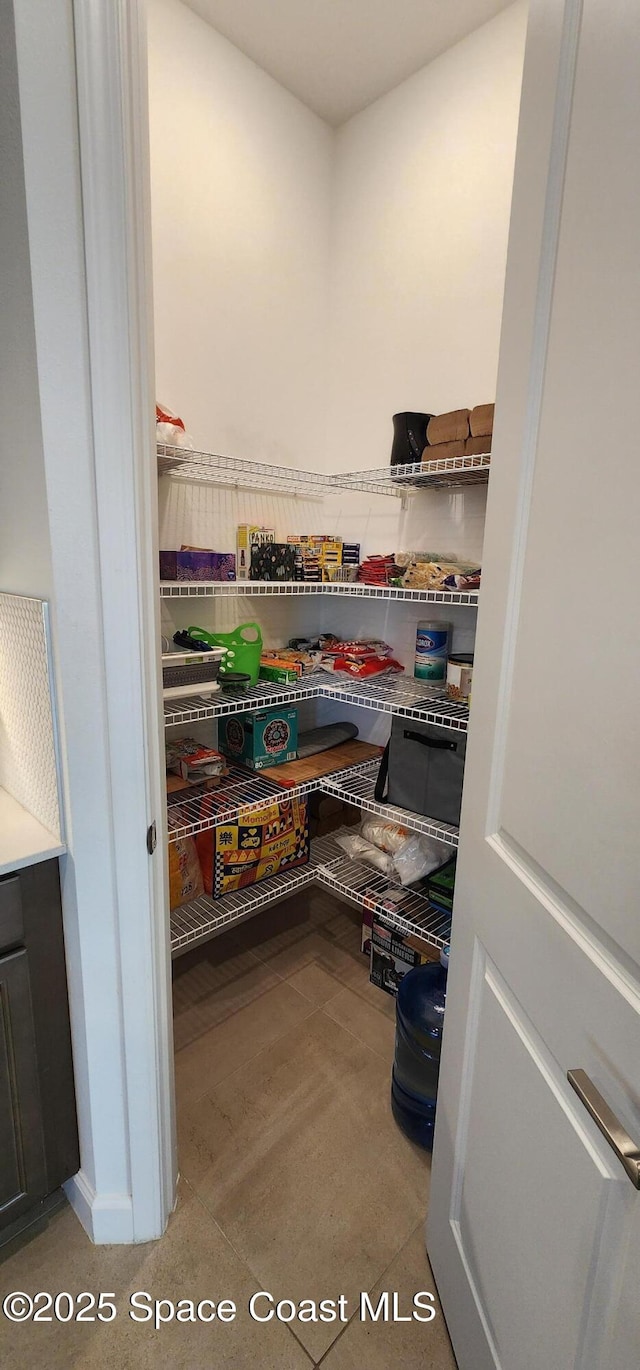 view of pantry