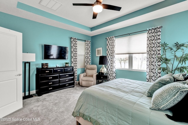 3465 Diamond Leaf Dr, Vero Beach, FL 32966 - bedroom with carpet, a ceiling fan, and baseboards