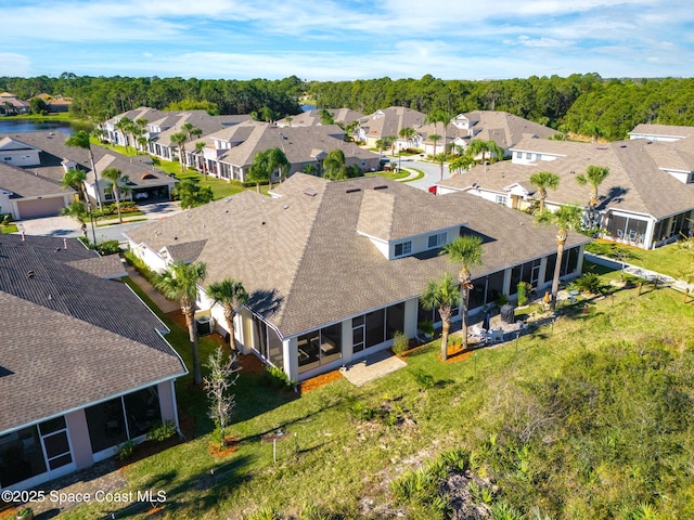 birds eye view of property featuring a residential view