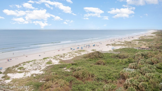 water view with a beach view