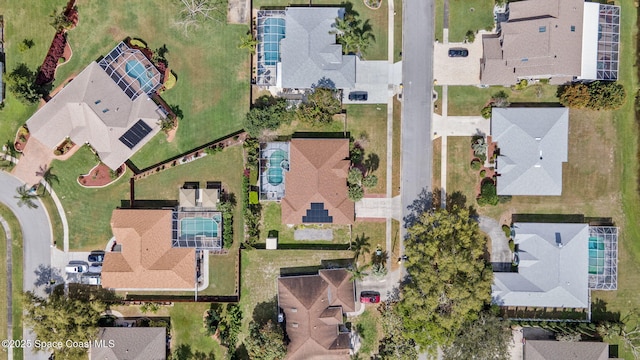 drone / aerial view featuring a residential view