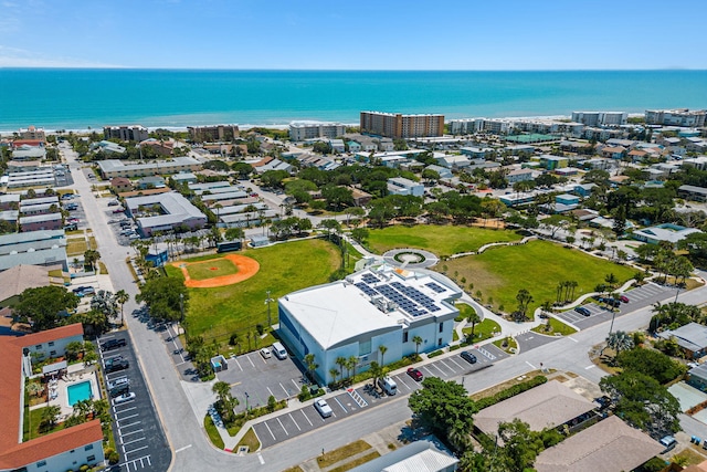 303 Harrison Ave, Cape Canaveral, FL 32920 - drone / aerial view featuring a water view