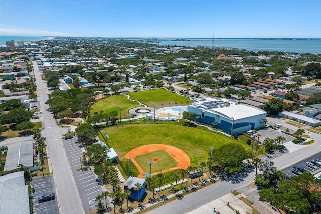 303 Harrison Ave, Cape Canaveral, FL 32920 - birds eye view of property with a water view