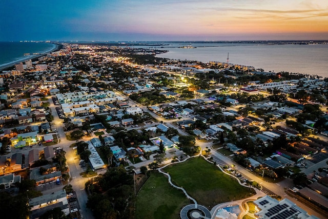 303 Harrison Ave, Cape Canaveral, FL 32920 - aerial view featuring a water view