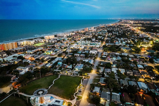 303 Harrison Ave, Cape Canaveral, FL 32920 - birds eye view of property featuring a water view