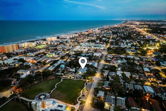 303 Harrison Ave, Cape Canaveral, FL 32920 - birds eye view of property with a water view