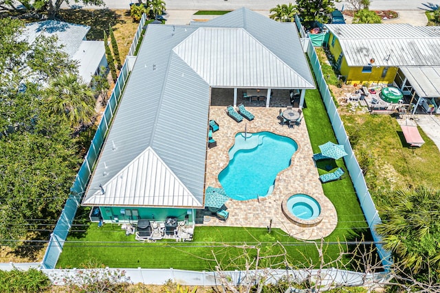 303 Harrison Ave, Cape Canaveral, FL 32920 - birds eye view of property