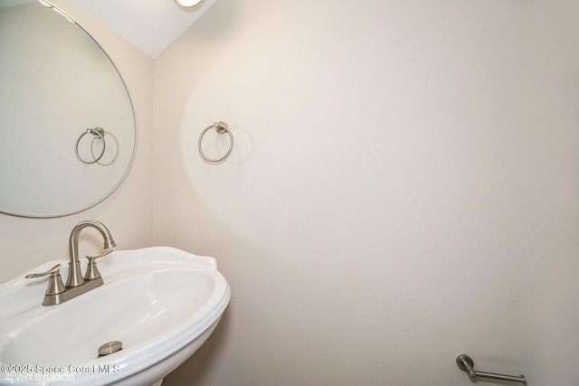 bathroom with a sink