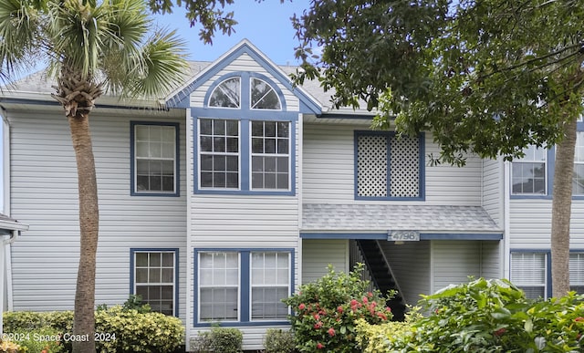 multi unit property with a shingled roof