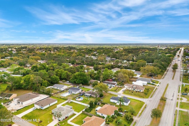 birds eye view of property featuring a residential view