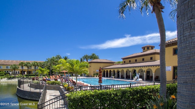 view of community pool