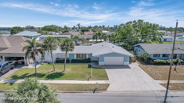 bird's eye view featuring a residential view