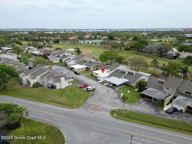 bird's eye view featuring a residential view