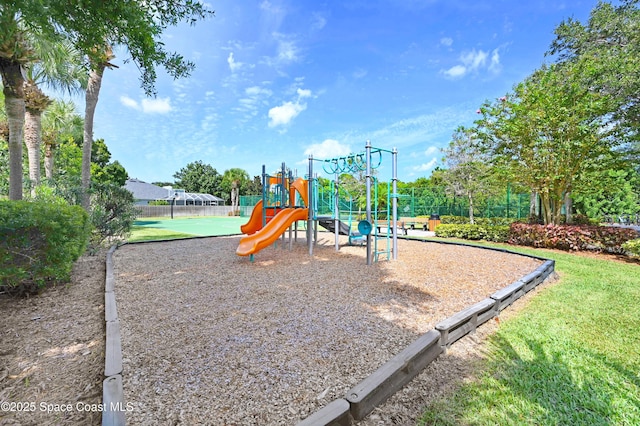 view of communal playground