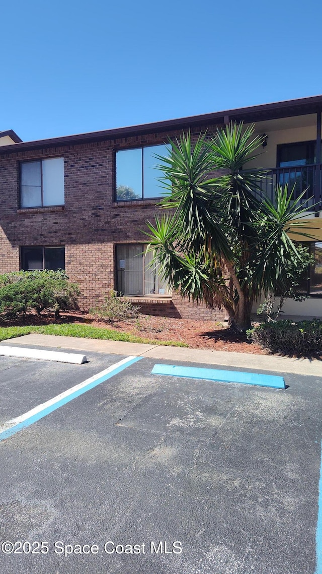 view of uncovered parking lot