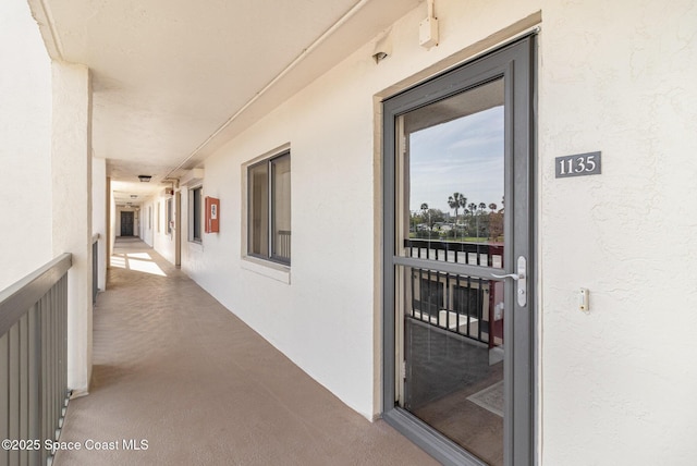 view of hallway