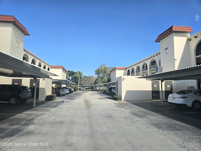 view of street featuring a residential view