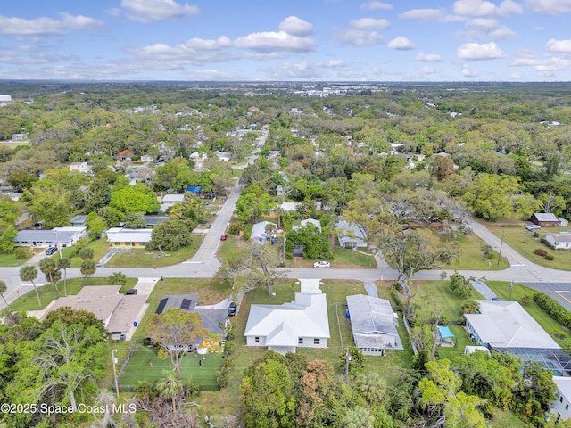 drone / aerial view featuring a residential view