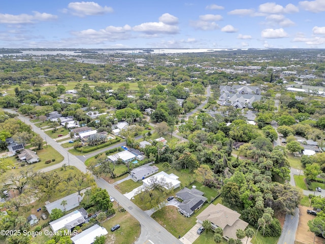 drone / aerial view featuring a residential view