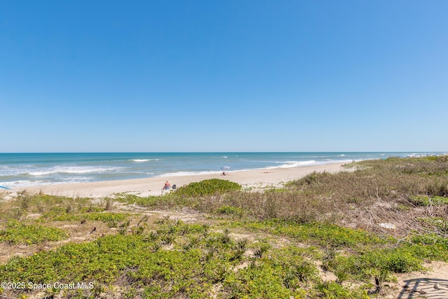 water view with a beach view