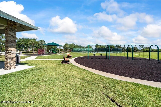 exterior space with playground community