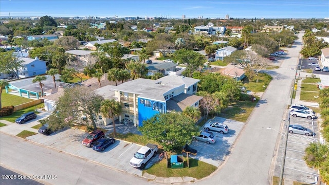 drone / aerial view featuring a residential view