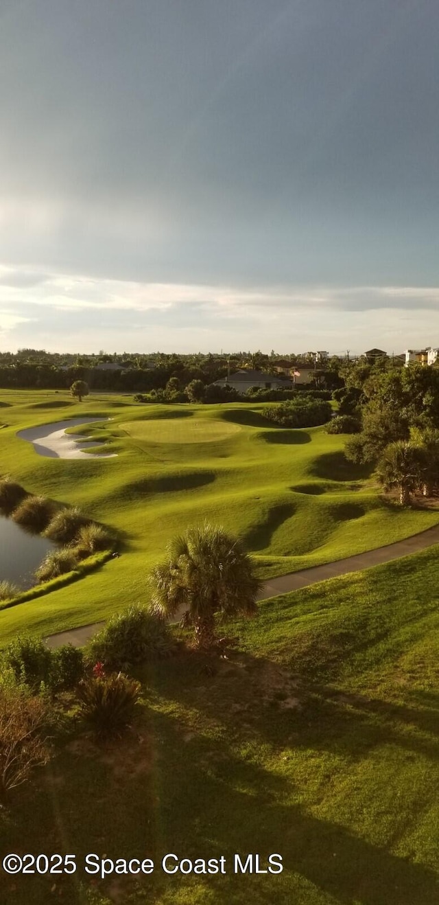 surrounding community featuring golf course view