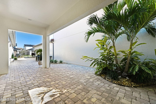 view of patio / terrace with fence