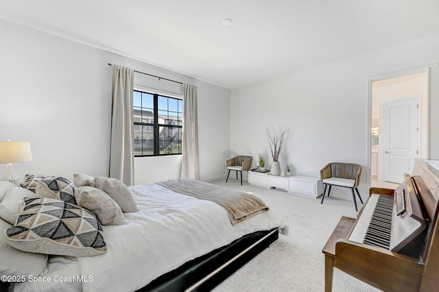 bedroom with carpet flooring