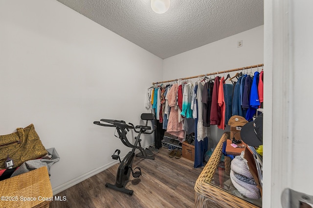 4983 Erin Ln, Melbourne, FL 32940 - spacious closet with wood finished floors