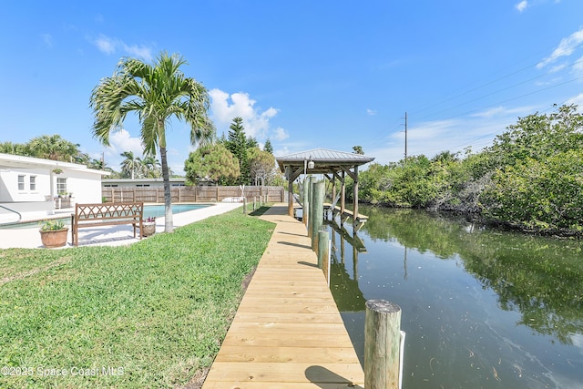 112 Sunset Dr, Cocoa Beach, FL 32931 - view of dock