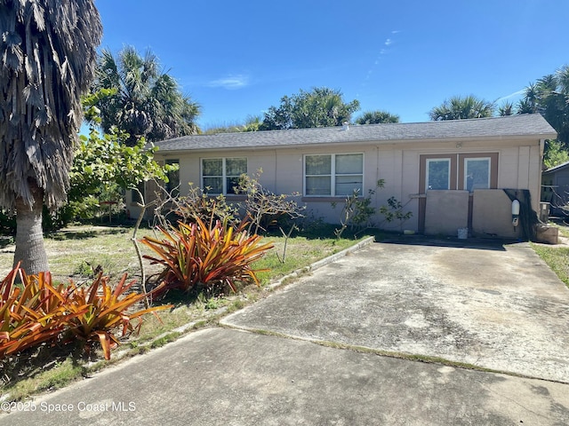 view of ranch-style house