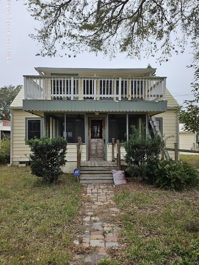 view of front of home