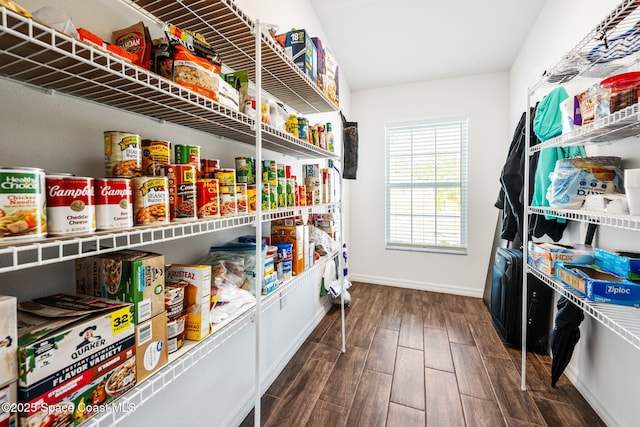 view of pantry