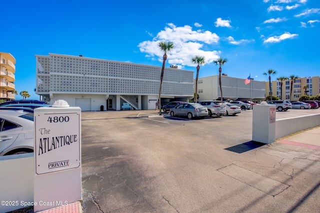 view of uncovered parking lot