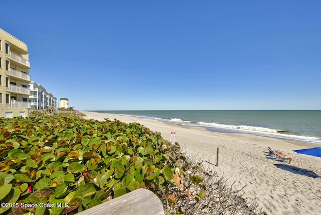 water view with a beach view