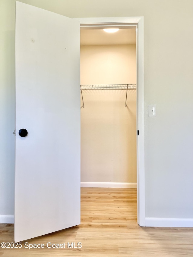 view of closet