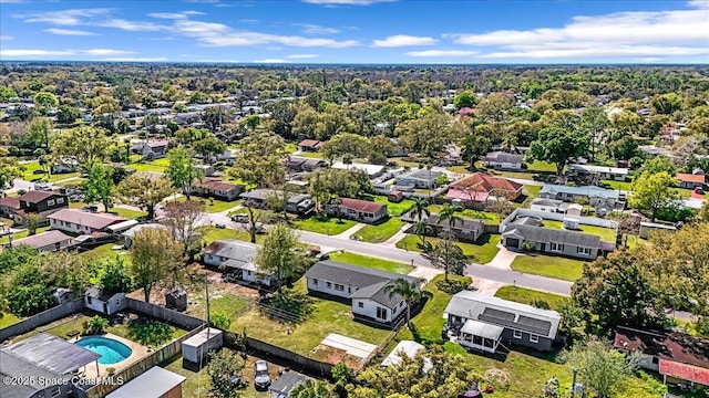 birds eye view of property featuring a residential view