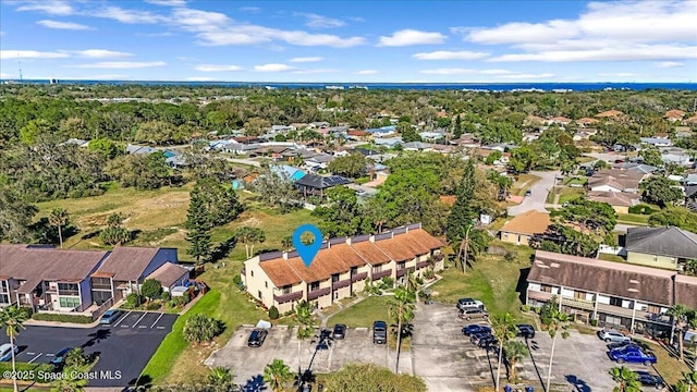 drone / aerial view featuring a residential view