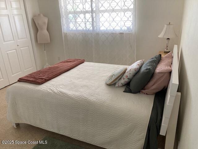 bedroom with a closet