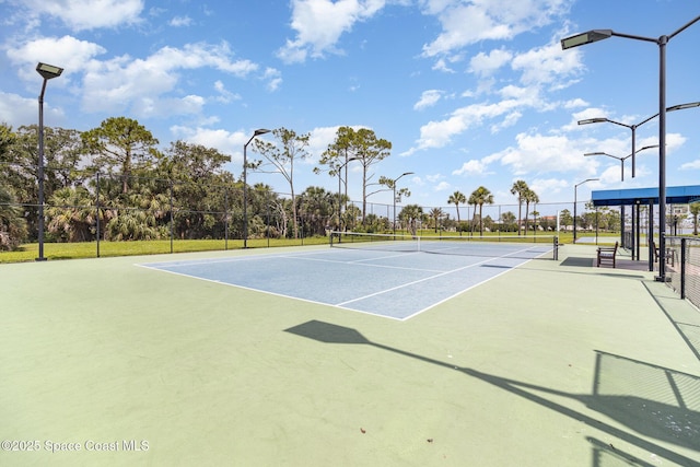 4722 Tennyson Dr, Rockledge, FL 32955 - view of tennis court with community basketball court
