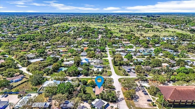 bird's eye view featuring a residential view