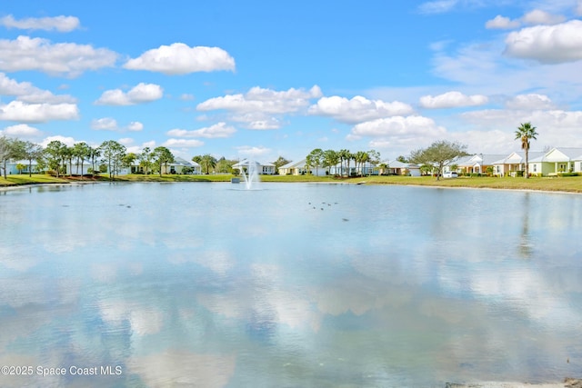 water view featuring a residential view