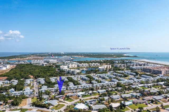 324 Harbor Dr, Cape Canaveral, FL 32920 - bird's eye view of a large body of water