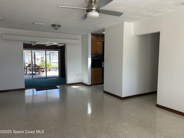 324 Harbor Dr, Cape Canaveral, FL 32920 - unfurnished room with baseboards and ceiling fan