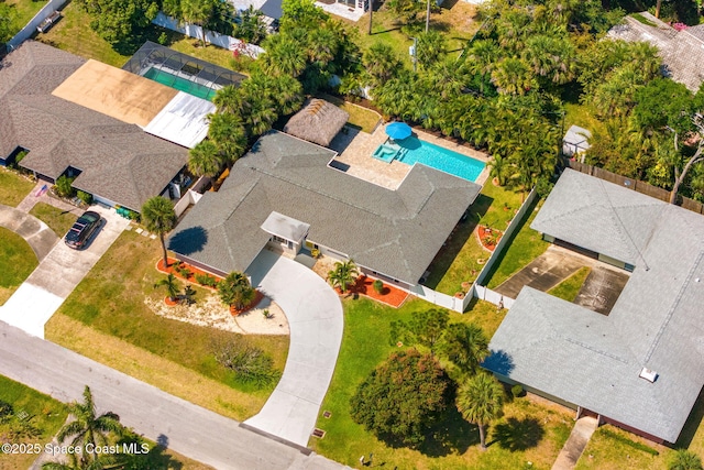 drone / aerial view