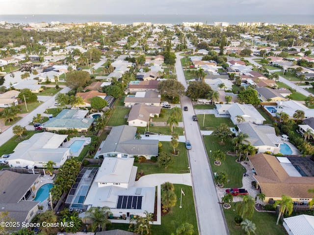 birds eye view of property featuring a residential view